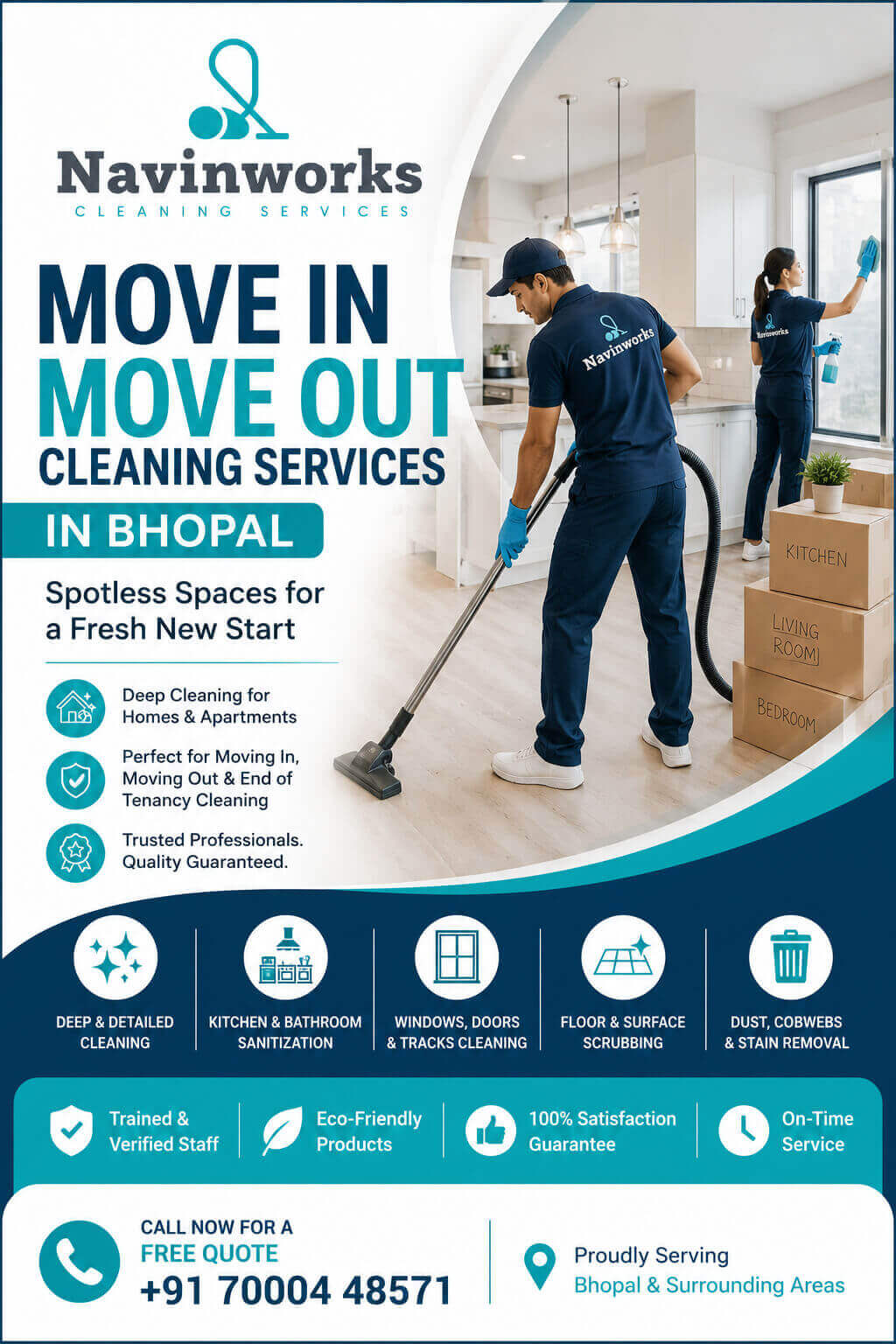 Move In Move Out Cleaning Services in Bhopal
